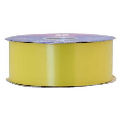 Ribbon - Poly Satin - Daffodil Yellow