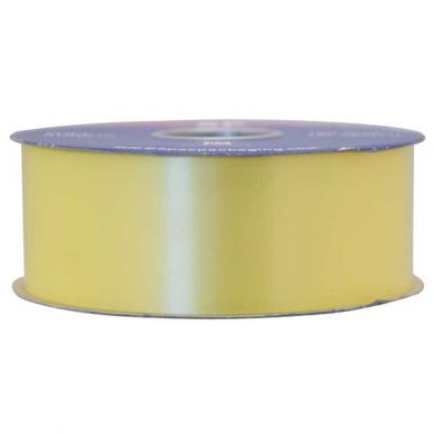 Ribbon - Poly Satin - Light Yellow