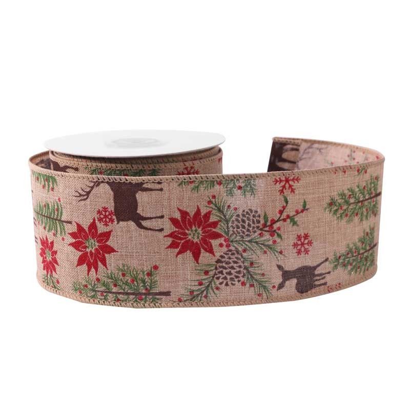 Ribbon - Christmas - Natural