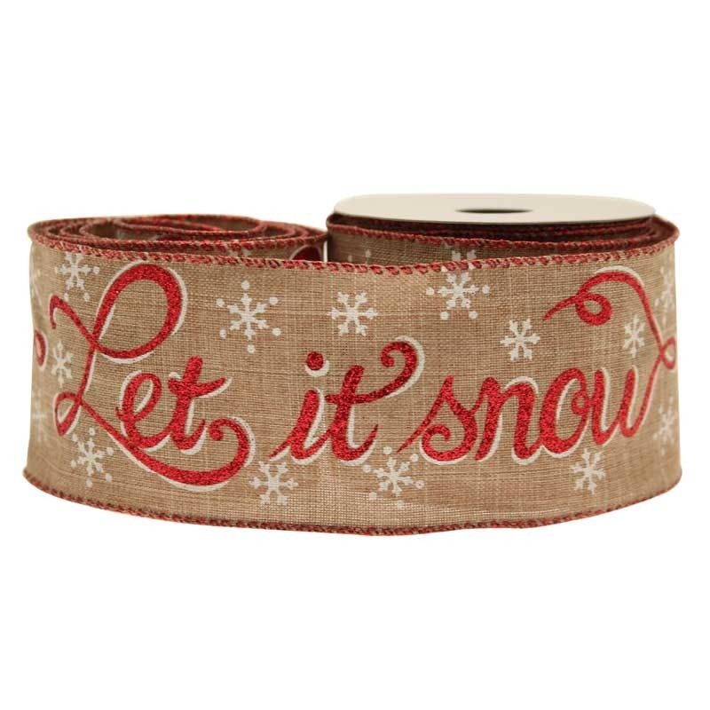 Ribbon - Christmas - Let it Snow
