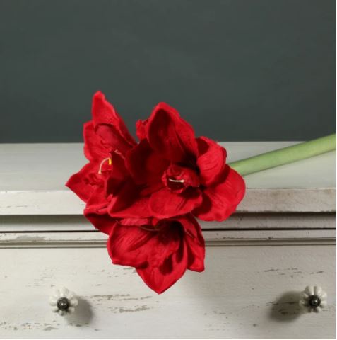 Artificial - Amaryllis - Red