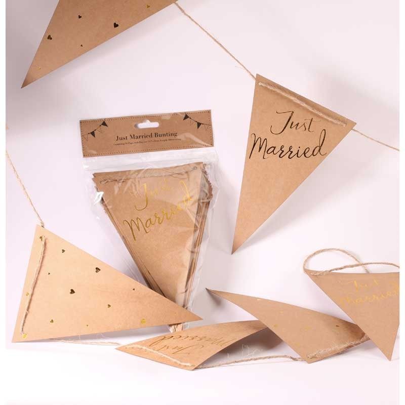 Wedding - Just Married Bunting